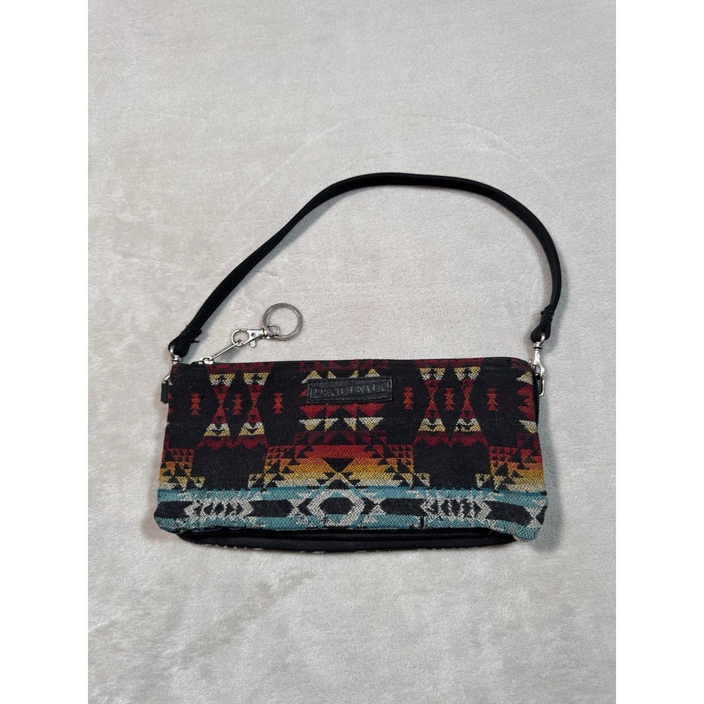 Vintage Pendleton Shoulder Hand Bag Clutch Aztec Southwest